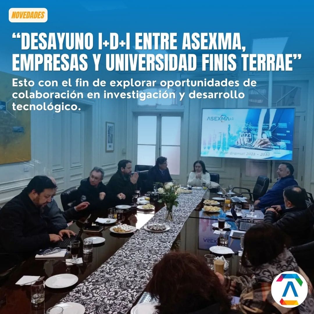 Desayuno I+D+i Entre Asexma Universidad Finis Terrae y Empresarios