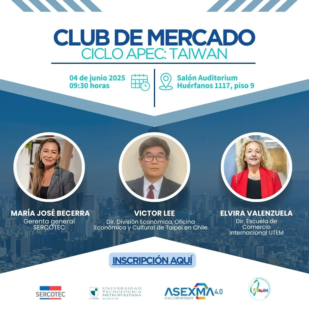 🌐 CLUB DE MERCADOS ASEXMA | CICLO PAÍSES DE APEC – TAIWÁN