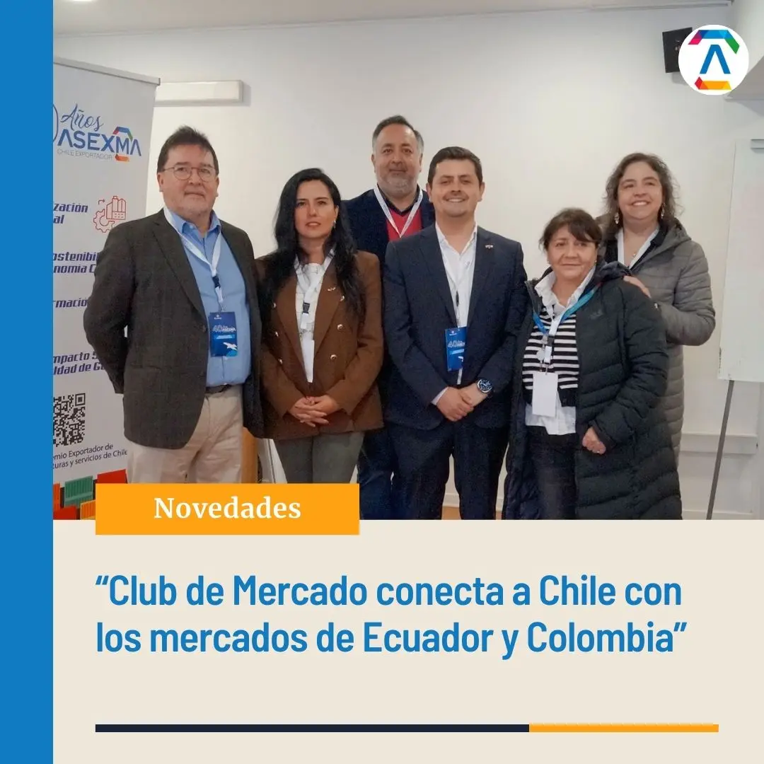 Club de Mercado Ecuador-Colombia reunió a empresarios en SERCOTEC para analizar oportunidades de negocios